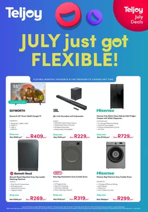 Teljoy catalogue in Kempton Park | July Just Got Flexible! | 2025-07-15T00:00:00.000Z - 2025-07-31T00:00:00.000Z