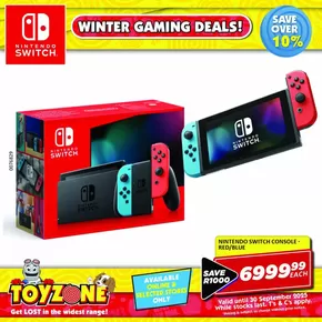 Toy Zone catalogue in Klerksdorp | Winter Gaming Deals! | 2025-07-16T00:00:00.000Z - 2025-09-30T00:00:00.000Z