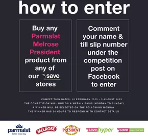 Save Hyper catalogue in Pietermaritzburg | Current bargains and offers | 2025-02-10T00:00:00.000Z - 2025-08-03T00:00:00.000Z