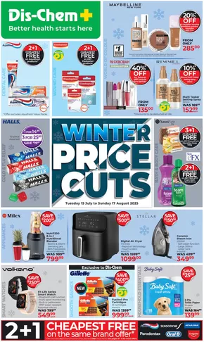 Dis-Chem catalogue | Winter Price Cuts | 2025-07-17T00:00:00.000Z - 2025-08-17T00:00:00.000Z