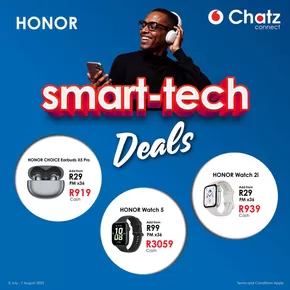 Chatz Connect catalogue | Smart-Tech Deals | 2025-07-17T00:00:00.000Z - 2025-08-07T00:00:00.000Z