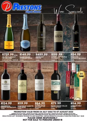 Prestons catalogue | Wine Specials | 2025-07-17T00:00:00.000Z - 2025-08-07T00:00:00.000Z