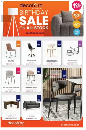 Decofurn catalogue | Birthday sale | 2025-07-17T00:00:00.000Z - 2025-08-10T00:00:00.000Z