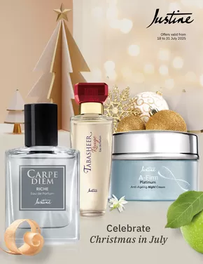 Justine catalogue | Justine CHRISTMAS IN JULY | 2025-07-18T00:00:00.000Z - 2025-07-31T00:00:00.000Z