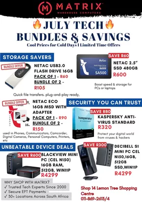 July Tech Bundles & Savings