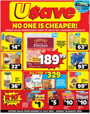 Usave catalogue | Great offer for bargain hunters | 2025-07-21T00:00:00.000Z - 2025-08-10T00:00:00.000Z