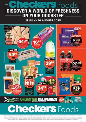 Checkers catalogue in Mitchell's Plain | Current bargains and offers | 2025-07-20T00:00:00.000Z - 2025-08-10T00:00:00.000Z