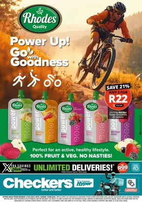 Checkers catalogue in Mitchell's Plain | Checkers Rhodes Power Smoothie Promotion 21 July | 2025-07-20T00:00:00.000Z - 2025-08-10T00:00:00.000Z