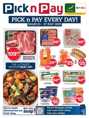 Pick n Pay catalogue in Phuthaditjhaba | Great discounts on selected products | 2025-07-21T00:00:00.000Z - 2025-07-27T00:00:00.000Z