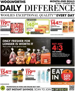 Woolworths catalogue in Mitchell's Plain | Top offers for smart savers | 2025-07-21T00:00:00.000Z - 2025-08-03T00:00:00.000Z
