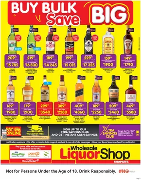 Shoprite LiquorShop catalogue in Robertson | Shoprite LiquorShop weekly specials | 2025-07-21T00:00:00.000Z - 2025-08-03T00:00:00.000Z
