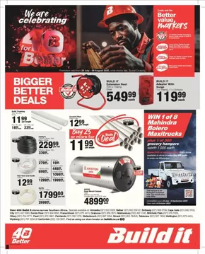 Build It catalogue in Klerksdorp | Top deals and discounts | 2025-07-23T00:00:00.000Z - 2025-08-09T00:00:00.000Z