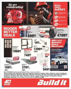 Build It catalogue in Klerksdorp | Great offer for all customers | 2025-07-23T00:00:00.000Z - 2025-08-09T00:00:00.000Z