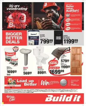 Build It catalogue in Klerksdorp | Our best deals for you | 2025-07-23T00:00:00.000Z - 2025-08-09T00:00:00.000Z
