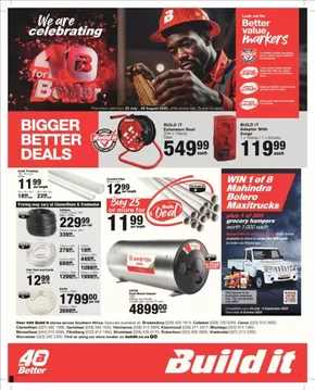 Build It catalogue in Mitchell's Plain | Discover attractive offers | 2025-07-23T00:00:00.000Z - 2025-08-09T00:00:00.000Z