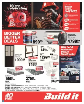 Build It catalogue in Phuthaditjhaba | Offers for bargain hunters | 2025-07-23T00:00:00.000Z - 2025-08-09T00:00:00.000Z