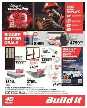 Build It catalogue in Mthatha | Exclusive deals for our customers | 2025-07-23T00:00:00.000Z - 2025-08-09T00:00:00.000Z