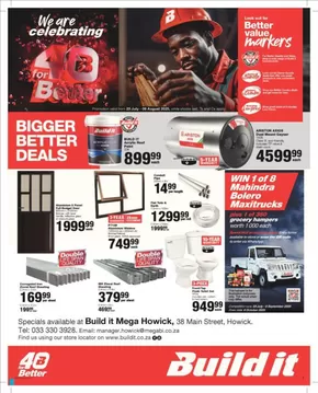 Build It catalogue in Howick | Top offers for all bargain hunters | 2025-07-23T00:00:00.000Z - 2025-08-09T00:00:00.000Z