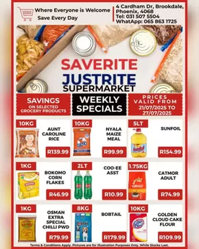 Weekly Specials