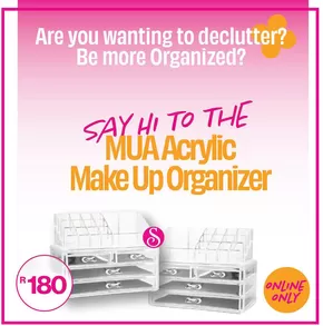 Signature Cosmetics catalogue | Say hi to MUA acrylic make up organizer | 2025-07-21T00:00:00.000Z - 2025-07-31T00:00:00.000Z