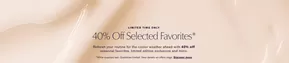 40% off selected favourites