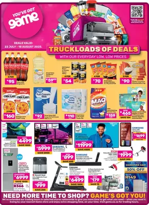 Game catalogue in Rustenburg | Leaflets Game | 2025-07-22T00:00:00.000Z - 2025-08-18T00:00:00.000Z