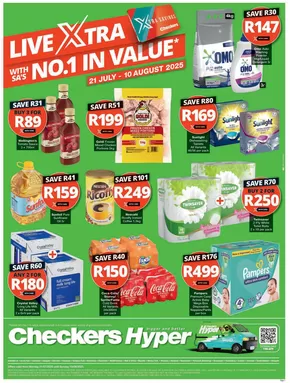 Checkers Hyper catalogue in Rustenburg | Checkers Hyper July Month-End Promotion Gauteng 21 July | 2025-07-22T00:00:00.000Z - 2025-08-10T00:00:00.000Z