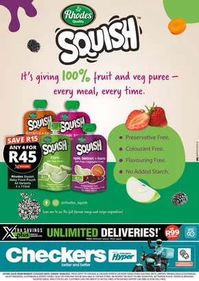 Checkers Hyper catalogue in Rustenburg | Checkers Squish Promotion 21 July | 2025-07-22T00:00:00.000Z - 2025-08-10T00:00:00.000Z