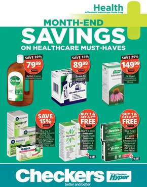 Checkers Hyper catalogue in Klerksdorp | Checkers Medirite July Month-End Promotion 21 July | 2025-07-22T00:00:00.000Z - 2025-08-10T00:00:00.000Z