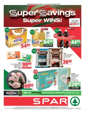 SuperSpar catalogue in Klerksdorp | Specials SuperSpar | 2025-07-22T00:00:00.000Z - 2025-08-06T00:00:00.000Z