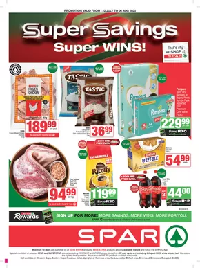 SuperSpar catalogue in Klerksdorp | Wide range of offers | 2025-07-22T00:00:00.000Z - 2025-08-06T00:00:00.000Z
