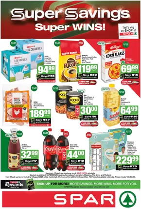 SuperSpar catalogue in Ladysmith | Discounts and promotions | 2025-07-22T00:00:00.000Z - 2025-08-06T00:00:00.000Z