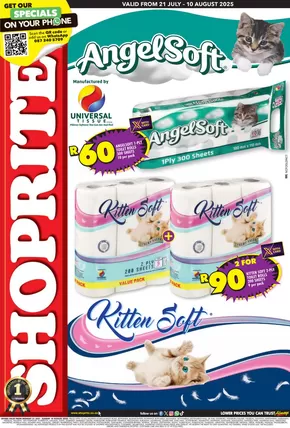 Shoprite catalogue in Klerksdorp | Special offers for you | 2025-07-22T00:00:00.000Z - 2025-08-10T00:00:00.000Z