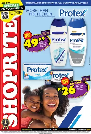 Shoprite catalogue in Klerksdorp | Attractive special offers for everyone | 2025-07-22T00:00:00.000Z - 2025-08-10T00:00:00.000Z