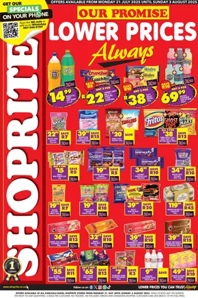 Shoprite catalogue in Howick | Save now with our deals | 2025-07-22T00:00:00.000Z - 2025-08-03T00:00:00.000Z