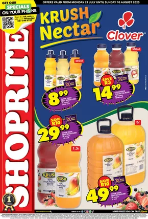 Shoprite catalogue in Despatch | Top offers for all bargain hunters | 2025-07-22T00:00:00.000Z - 2025-08-10T00:00:00.000Z