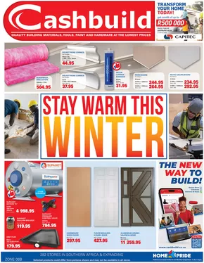 Cashbuild catalogue in Milnerton | Attractive special offers for everyone | 2025-07-22T00:00:00.000Z - 2025-08-24T00:00:00.000Z