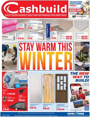Cashbuild catalogue | Top deals and discounts | 2025-07-22T00:00:00.000Z - 2025-08-24T00:00:00.000Z