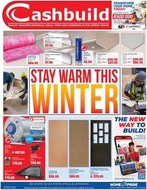 Cashbuild catalogue | Top offers for smart savers | 2025-07-22T00:00:00.000Z - 2025-08-24T00:00:00.000Z