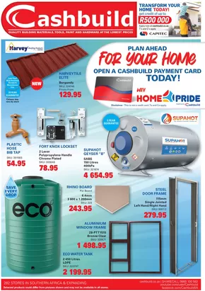 Cashbuild catalogue | Discover attractive offers | 2025-07-22T00:00:00.000Z - 2025-08-24T00:00:00.000Z