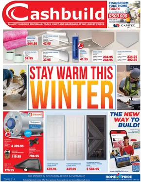 Cashbuild catalogue in Sandton | Exclusive bargains | 2025-07-22T00:00:00.000Z - 2025-08-24T00:00:00.000Z