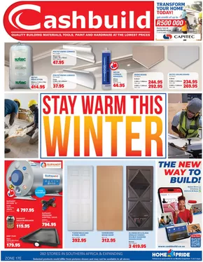 Cashbuild catalogue in Elim | Top deals for all customers | 2025-07-22T00:00:00.000Z - 2025-08-24T00:00:00.000Z