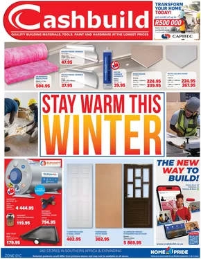 Cashbuild catalogue in Mabopane | Top deals for all customers | 2025-07-22T00:00:00.000Z - 2025-08-24T00:00:00.000Z