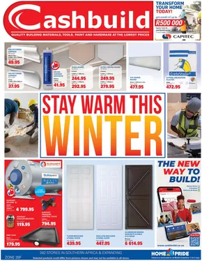 Cashbuild catalogue in King William's Town | Current special promotions | 2025-07-22T00:00:00.000Z - 2025-08-24T00:00:00.000Z