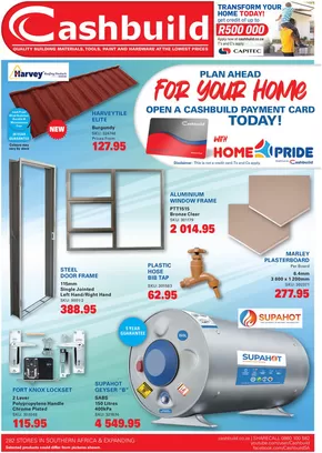 Cashbuild catalogue in Vosloorus | Top offers for all bargain hunters | 2025-07-22T00:00:00.000Z - 2025-08-24T00:00:00.000Z