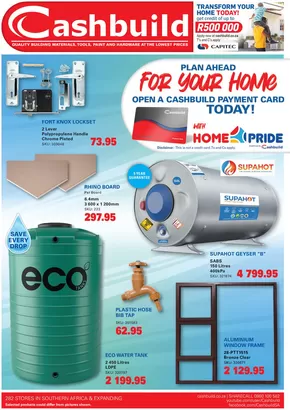Cashbuild catalogue in Mitchell's Plain | Exclusive bargains | 2025-07-22T00:00:00.000Z - 2025-08-24T00:00:00.000Z