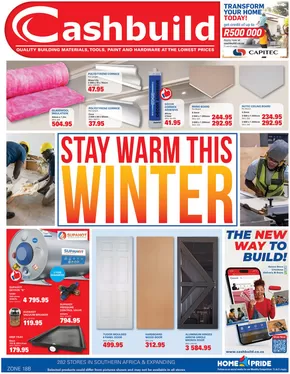 Cashbuild catalogue in Phalaborwa | New offers to discover | 2025-07-22T00:00:00.000Z - 2025-08-24T00:00:00.000Z