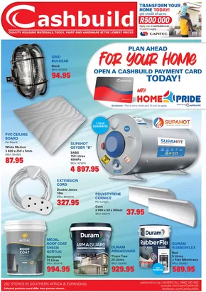 Cashbuild catalogue in Mitchell's Plain | Special offers for you | 2025-07-22T00:00:00.000Z - 2025-08-24T00:00:00.000Z
