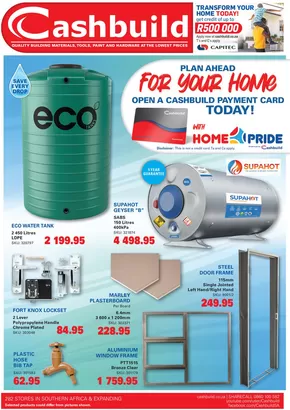 Cashbuild catalogue in Evaton | Offers for bargain hunters | 2025-07-22T00:00:00.000Z - 2025-08-24T00:00:00.000Z