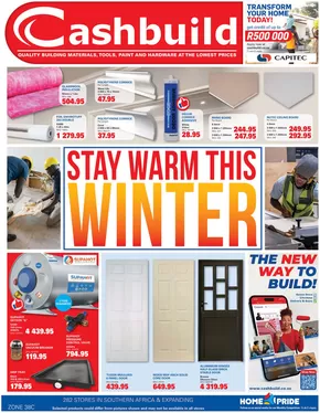 Cashbuild catalogue in Welkom | Our best offers for you | 2025-07-22T00:00:00.000Z - 2025-08-24T00:00:00.000Z